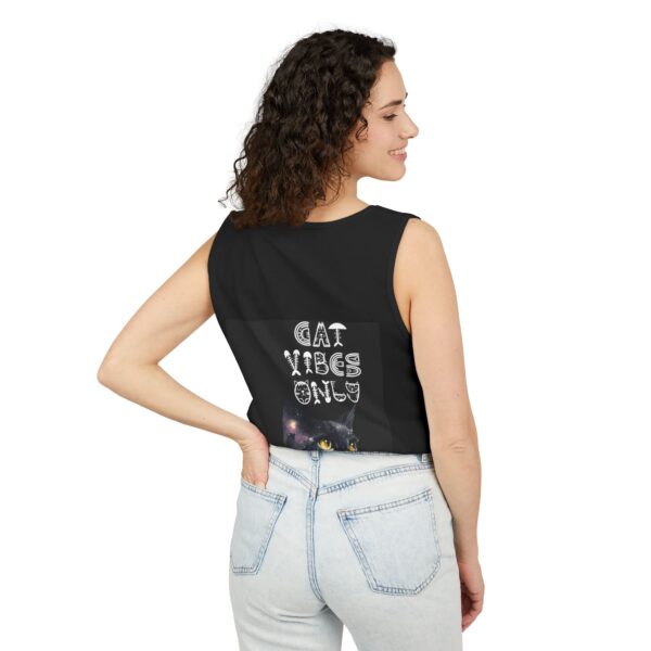 Cat Vibes Only Tank Top - Unisex Cat Lover Apparel - Image 5