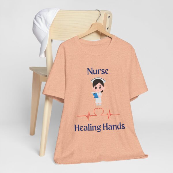 Cute Nurse Healing Hands Tee – Gift for Healthcare Heroes - Image 11