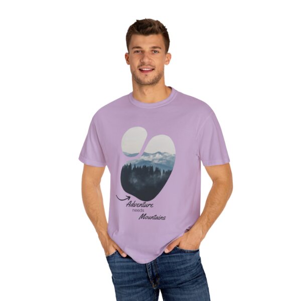 Adventure Awaits T-Shirt, Unisex Garment-Dyed Tee for Nature Lovers, Outdoor Clothing, Hiking Shirt, Gift for Adventurers - Image 64