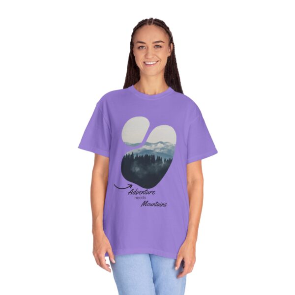 Adventure Awaits T-Shirt, Unisex Garment-Dyed Tee for Nature Lovers, Outdoor Clothing, Hiking Shirt, Gift for Adventurers - Image 60