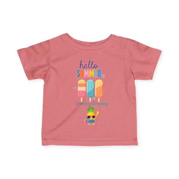 Hello Summer Infant Tee - Pineapple Toddler Shirt - Image 28
