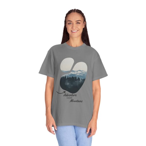 Adventure Awaits T-Shirt, Unisex Garment-Dyed Tee for Nature Lovers, Outdoor Clothing, Hiking Shirt, Gift for Adventurers - Image 30