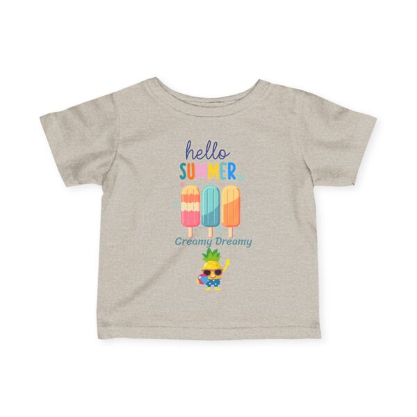 Hello Summer Infant Tee - Pineapple Toddler Shirt - Image 7