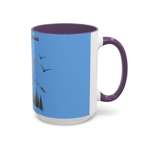Mountain Sunrise Accent Mug for Nature Lovers Gift - Image 71