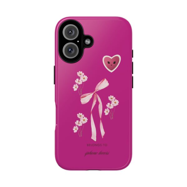 Floral Heart Phone Case - Cute Tough Case for Phone Lovers - Image 4