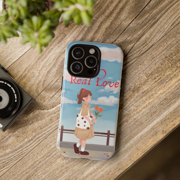 Real Love Tough Phone Case - Cute Girl Design for Romantic Souls - Image 94