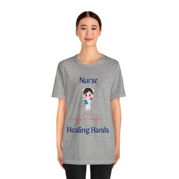 Cute Nurse Healing Hands Tee – Gift for Healthcare Heroes - Image 18