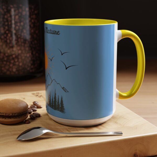 Mountain Sunrise Accent Mug for Nature Lovers Gift - Image 79