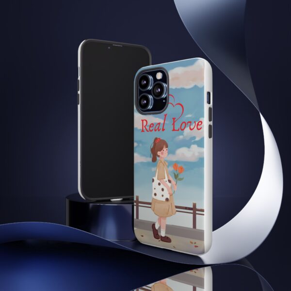 Real Love Tough Phone Case - Cute Girl Design for Romantic Souls - Image 29