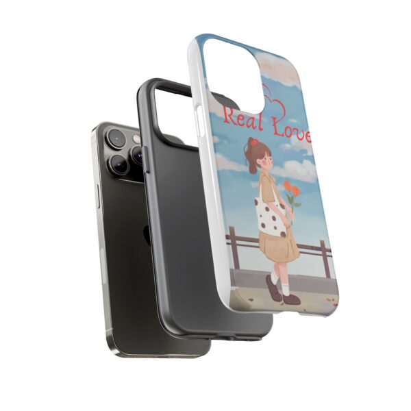 Real Love Tough Phone Case - Cute Girl Design for Romantic Souls - Image 56