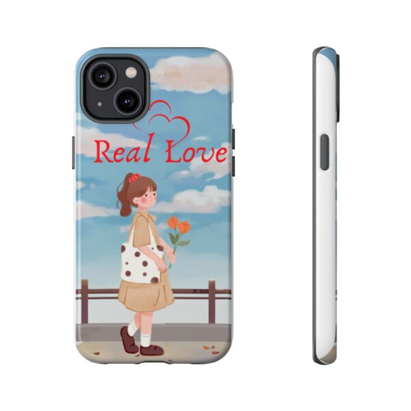 Real Love Tough Phone Case - Cute Girl Design for Romantic Souls - Image 46