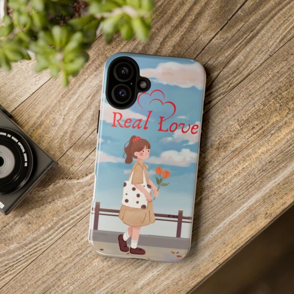 Real Love Tough Phone Case - Cute Girl Design for Romantic Souls - Image 86