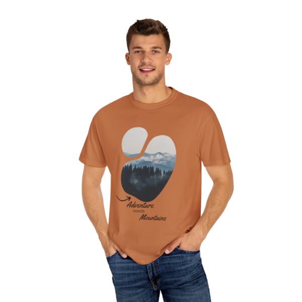 Adventure Awaits T-Shirt, Unisex Garment-Dyed Tee for Nature Lovers, Outdoor Clothing, Hiking Shirt, Gift for Adventurers - Image 22