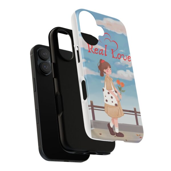 Real Love Tough Phone Case - Cute Girl Design for Romantic Souls - Image 10