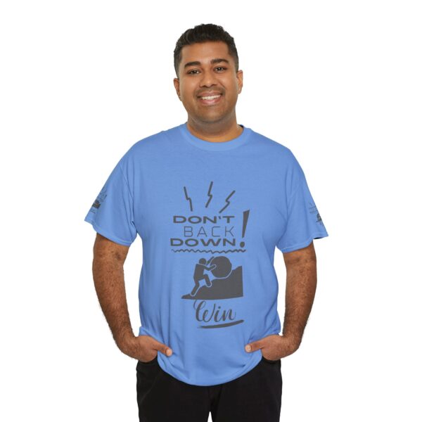 Motivational Fitness Tee - Don't Back Down, Gym Shirt, Workout Apparel, Inspirational Gift, Activewear - Image 45