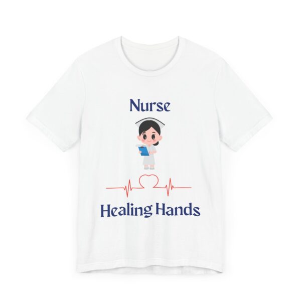 Cute Nurse Healing Hands Tee – Gift for Healthcare Heroes - Image 4
