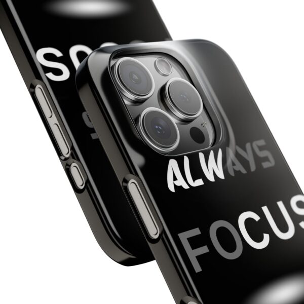 Always Focus on the Goal Slim Phone Case - Motivational Phone Cover for Goal-Seekers - Image 17