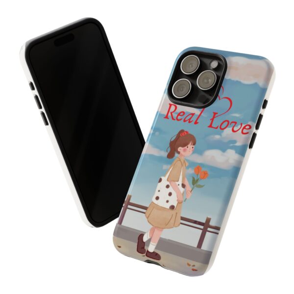 Real Love Tough Phone Case - Cute Girl Design for Romantic Souls - Image 78