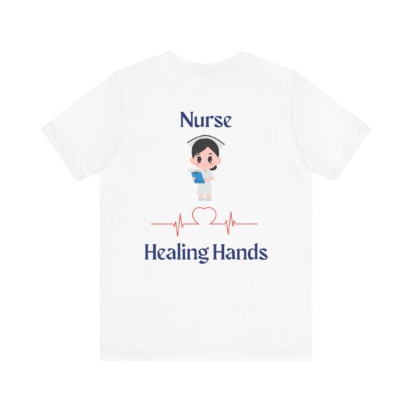 Cute Nurse Healing Hands Tee – Gift for Healthcare Heroes - Image 3