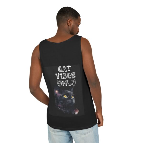 Cat Vibes Only Tank Top - Unisex Cat Lover Apparel - Image 7
