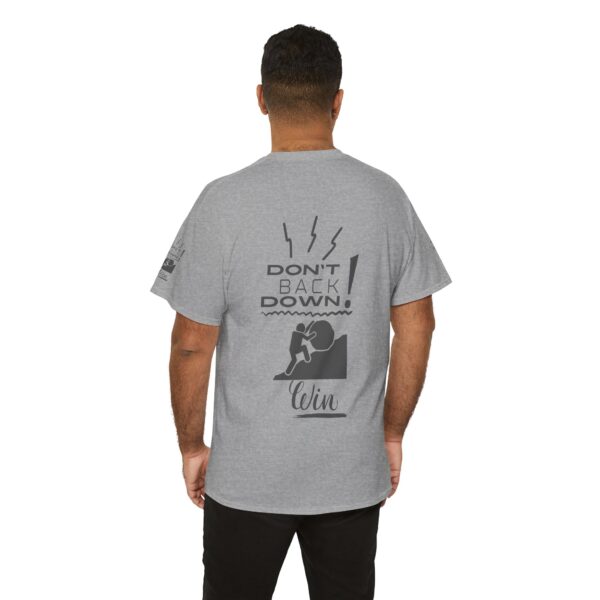 Motivational Fitness Tee - Don't Back Down, Gym Shirt, Workout Apparel, Inspirational Gift, Activewear - Image 24