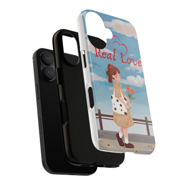 Real Love Tough Phone Case - Cute Girl Design for Romantic Souls - Image 6