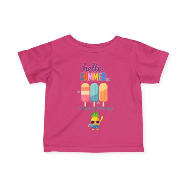 Hello Summer Infant Tee - Pineapple Toddler Shirt - Image 25