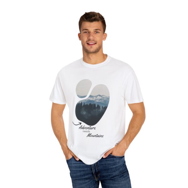 Adventure Awaits T-Shirt, Unisex Garment-Dyed Tee for Nature Lovers, Outdoor Clothing, Hiking Shirt, Gift for Adventurers - Image 10