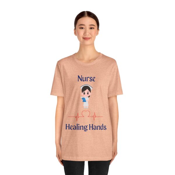 Cute Nurse Healing Hands Tee – Gift for Healthcare Heroes - Image 12