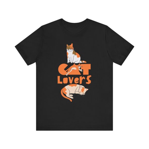 Cat Lovers Unisex Tee – Perfect Gift for Pet Lovers - Image 2