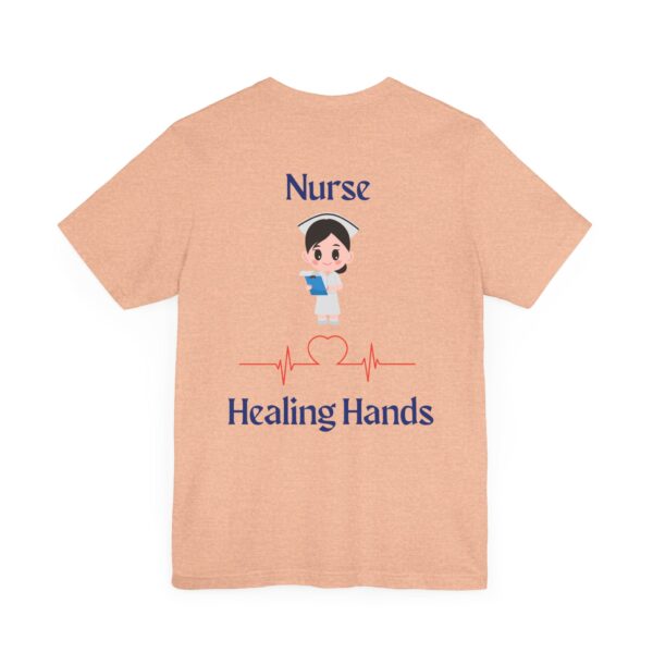Cute Nurse Healing Hands Tee – Gift for Healthcare Heroes - Image 10