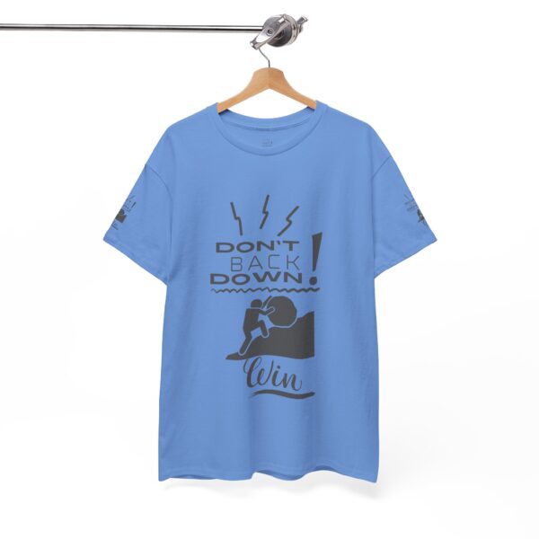 Motivational Fitness Tee - Don't Back Down, Gym Shirt, Workout Apparel, Inspirational Gift, Activewear - Image 44