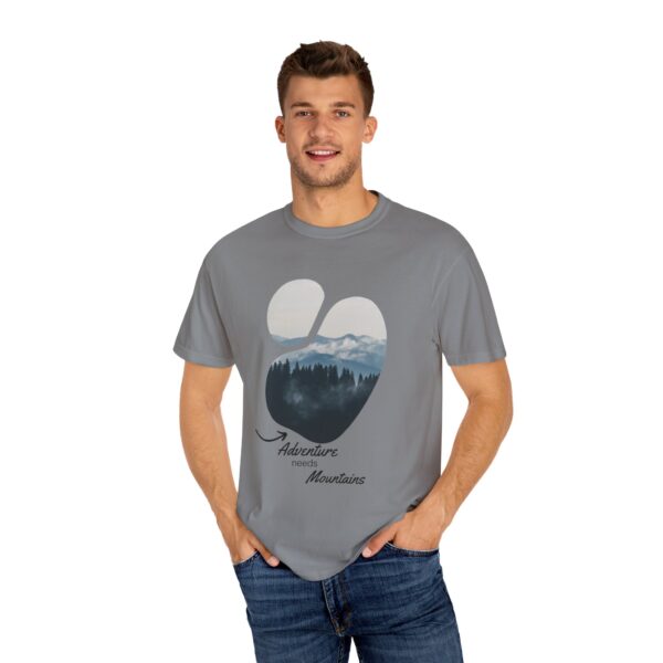 Adventure Awaits T-Shirt, Unisex Garment-Dyed Tee for Nature Lovers, Outdoor Clothing, Hiking Shirt, Gift for Adventurers - Image 28