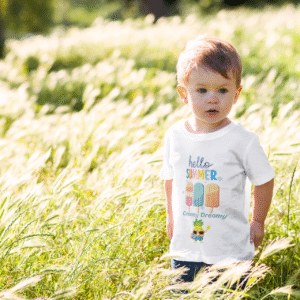Hello Summer Infant Tee - Pineapple Toddler Shirt