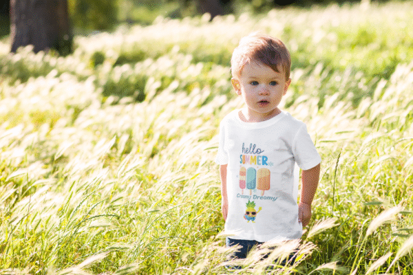 Hello Summer Infant Tee - Pineapple Toddler Shirt