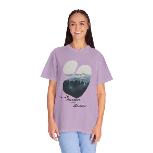 Adventure Awaits T-Shirt, Unisex Garment-Dyed Tee for Nature Lovers, Outdoor Clothing, Hiking Shirt, Gift for Adventurers - Image 66