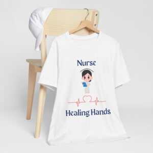 Cute Nurse Healing Hands Tee – Gift for Healthcare Heroes
