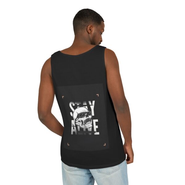 Skull Graphic Tank – Stay Alive Unisex Festival Top - Image 5