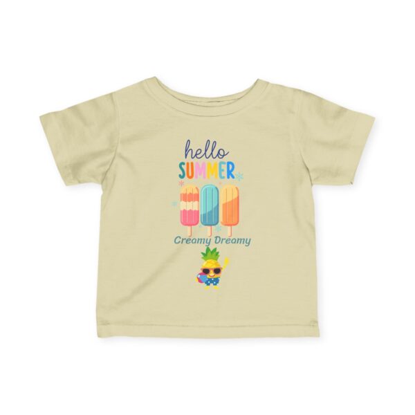 Hello Summer Infant Tee - Pineapple Toddler Shirt - Image 10