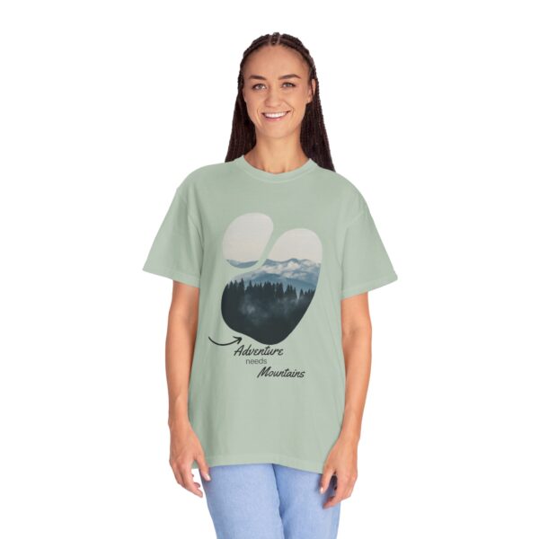 Adventure Awaits T-Shirt, Unisex Garment-Dyed Tee for Nature Lovers, Outdoor Clothing, Hiking Shirt, Gift for Adventurers - Image 36