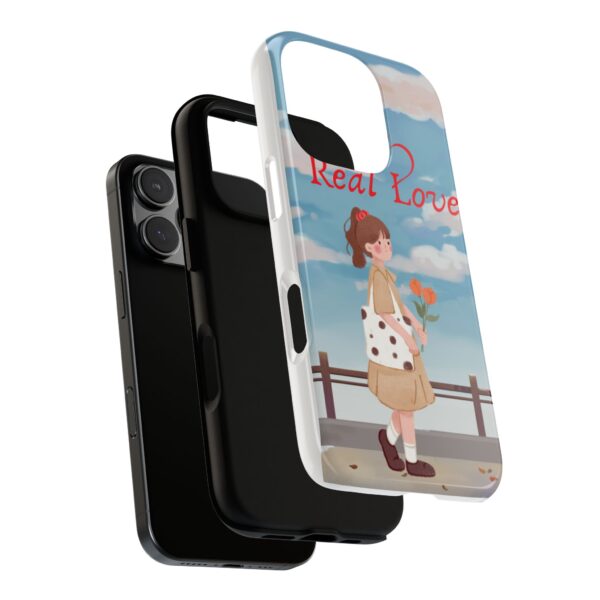 Real Love Tough Phone Case - Cute Girl Design for Romantic Souls - Image 93