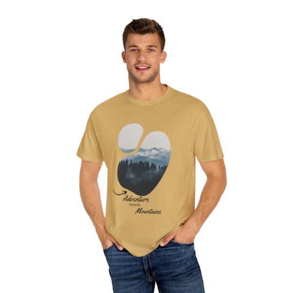 Adventure Awaits T-Shirt, Unisex Garment-Dyed Tee for Nature Lovers, Outdoor Clothing, Hiking Shirt, Gift for Adventurers - Image 16