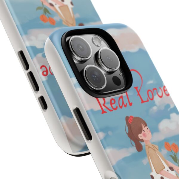 Real Love Tough Phone Case - Cute Girl Design for Romantic Souls - Image 96