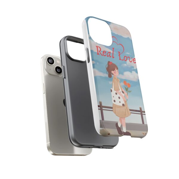 Real Love Tough Phone Case - Cute Girl Design for Romantic Souls - Image 32