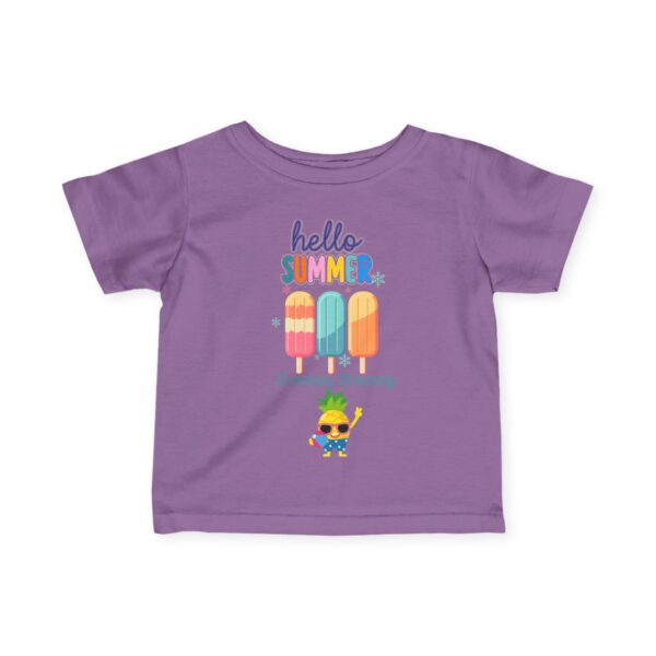 Hello Summer Infant Tee - Pineapple Toddler Shirt - Image 19