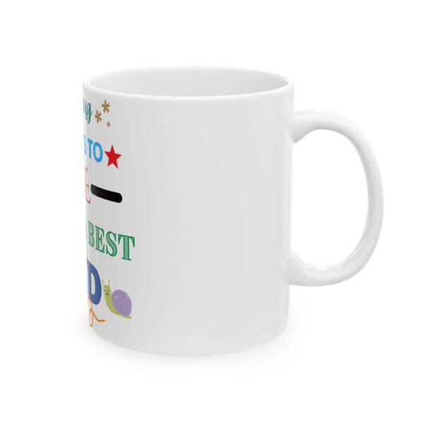 World's Best Dad Ceramic Mug - Perfect Gift for Father's Day, Birthday, Coffee Lover, Personalized Cup, Family Celebrations - Image 4