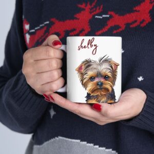 Personalized Dog Lover Mug, Custom Pet Mug, Dog Breed Coffee Cup, Gift for Dog Owners, Cute Animal Drinkware