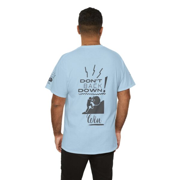 Motivational Fitness Tee - Don't Back Down, Gym Shirt, Workout Apparel, Inspirational Gift, Activewear - Image 41