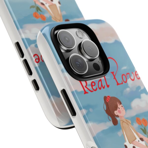 Real Love Tough Phone Case - Cute Girl Design for Romantic Souls - Image 92