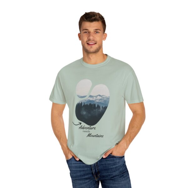 Adventure Awaits T-Shirt, Unisex Garment-Dyed Tee for Nature Lovers, Outdoor Clothing, Hiking Shirt, Gift for Adventurers - Image 34